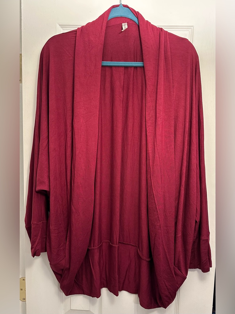 ❤️❤️ NWOT Emerald Open-Front Draped Cardigan w/ Dolman Sleeves, 2X